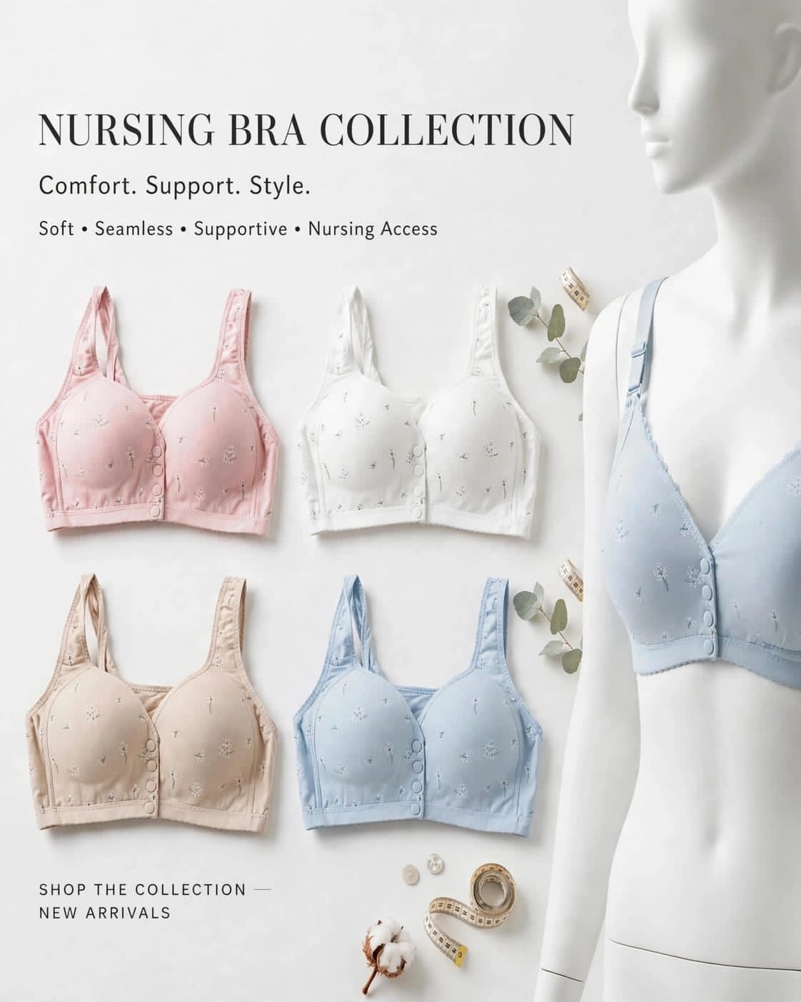Nursing Bra Collection – Comfort, Support & Style