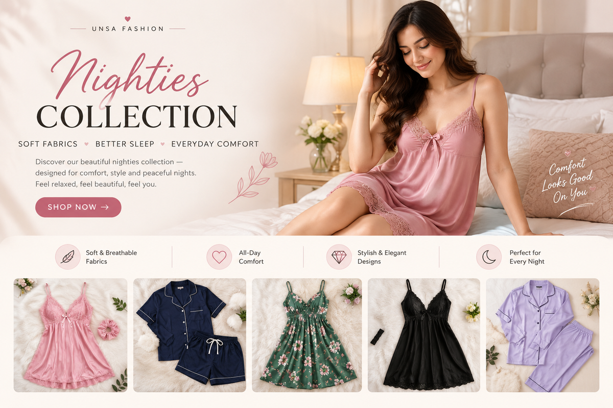 Nighties Collection – Comfort for Every Night