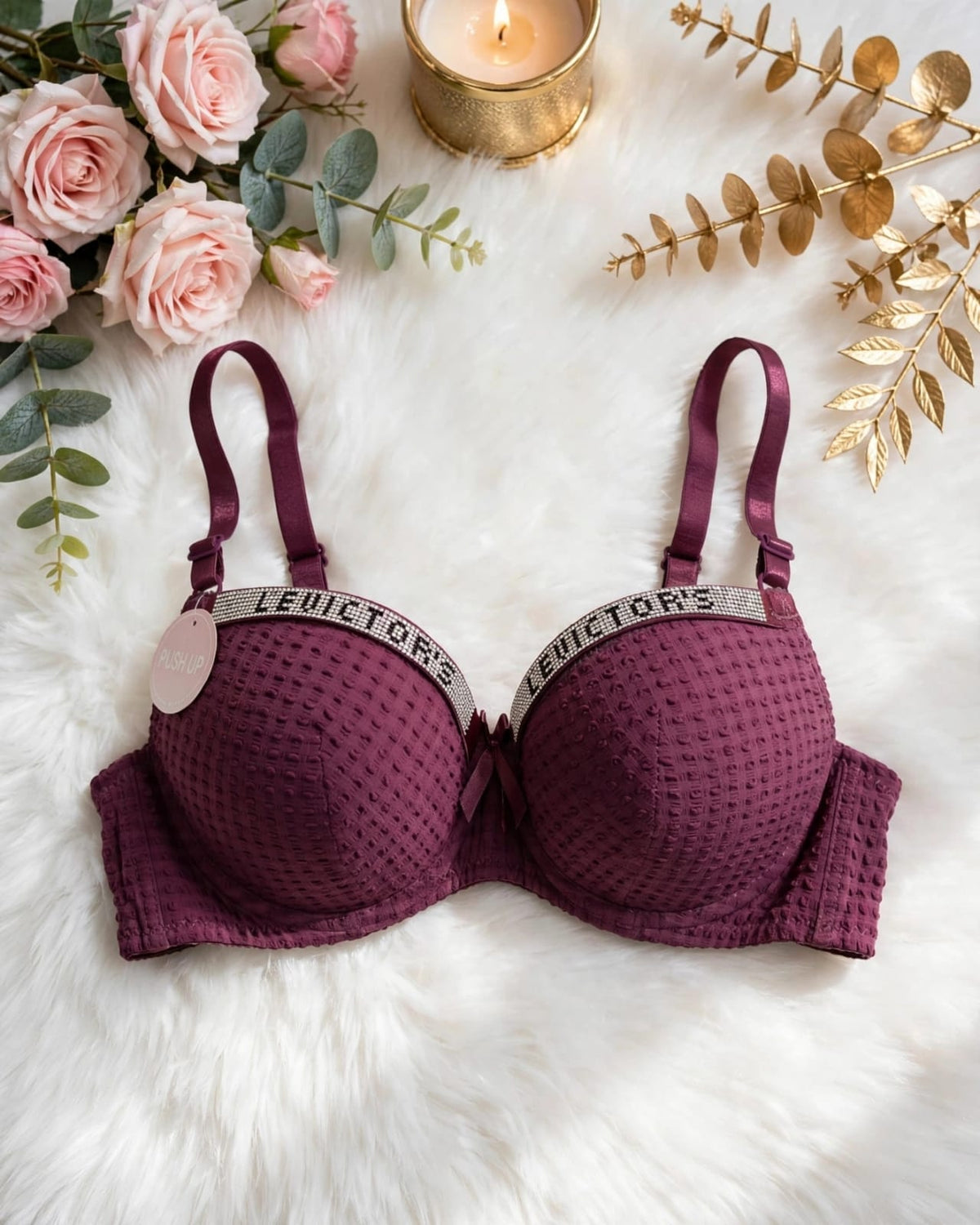 Victoria Push-Up Double Padded Bra – Premium Comfort