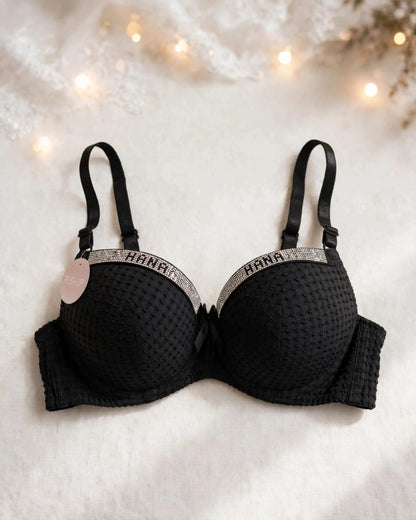 HANA Push-Up Bra – Rhinestone Luxury Collection