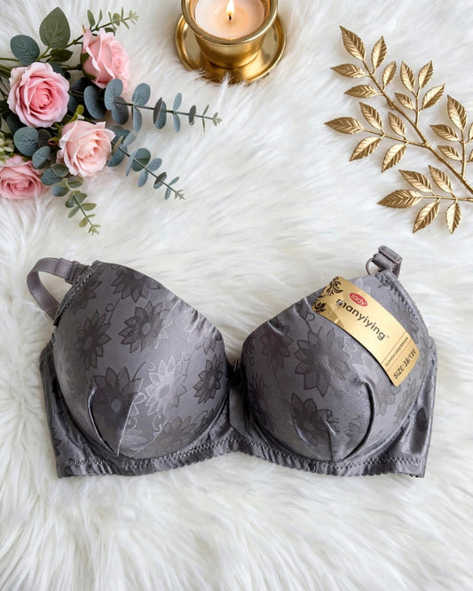MANYIYING Jacquard Double Padded  Bra – Premium Comfort &amp; Support
