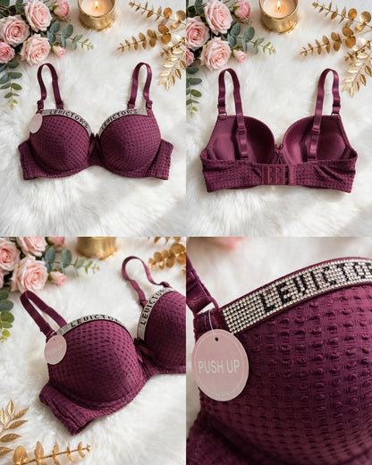 Victoria Push-Up Double Padded Bra – Premium Comfort