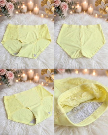 Premium Panty – Lemon Yellow Lace Comfort