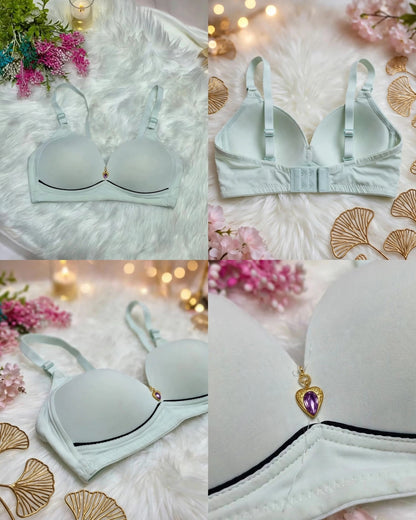 Charm Heart Single Padded Bra – Everyday Comfort