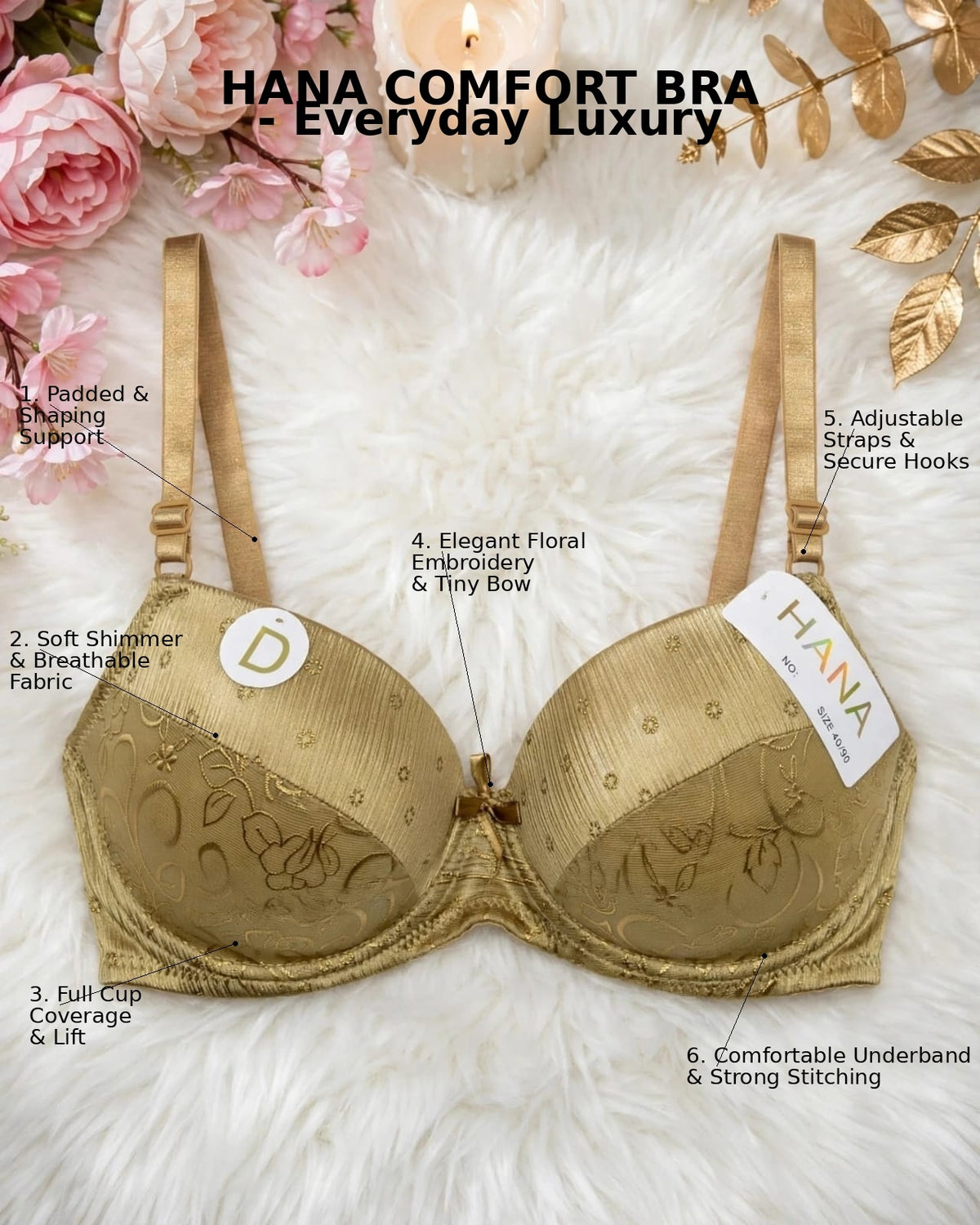 HANA Comfort Bra – Everyday Luxury