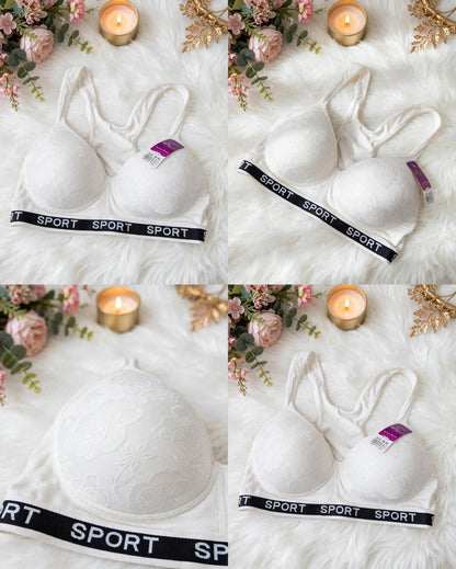 Floral Sport Bra – Comfort Every Day