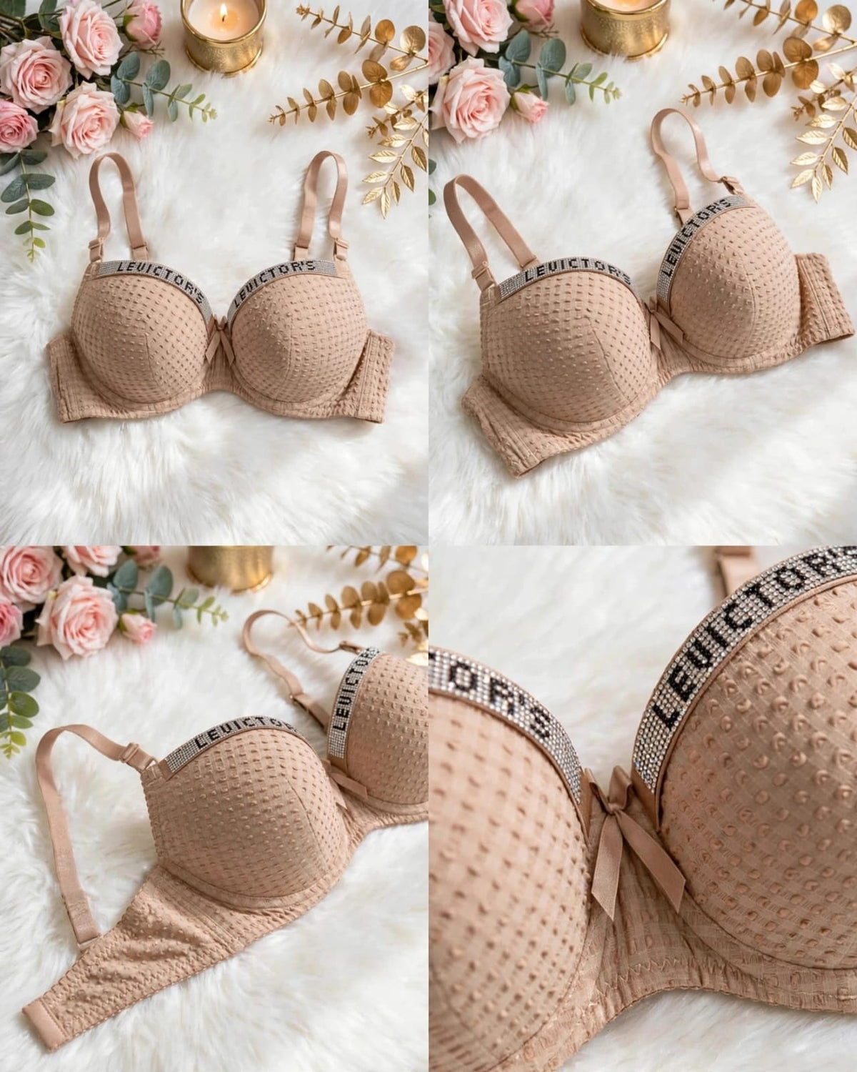 Victoria Push-Up Double Padded Bra – Premium Comfort