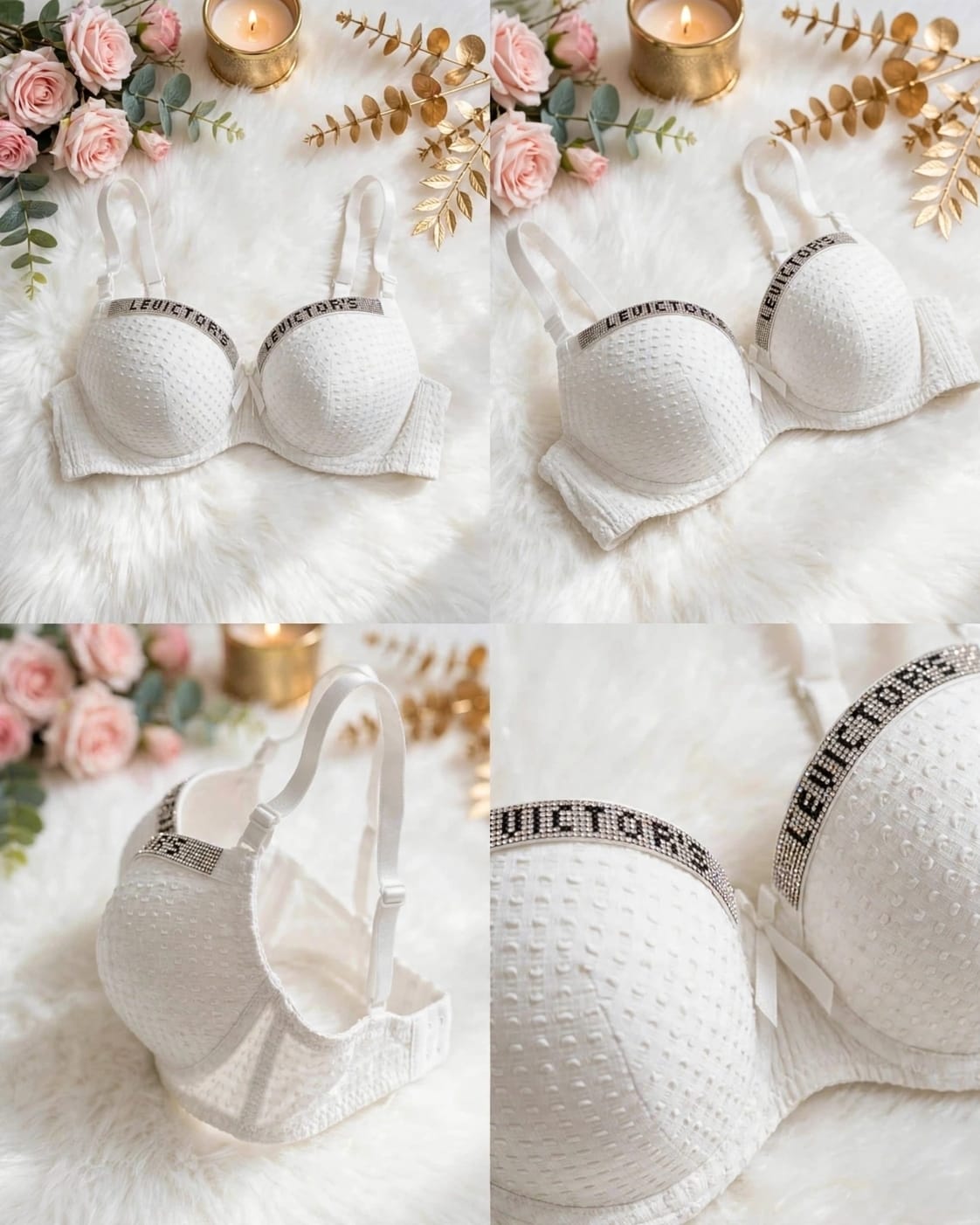 Victoria Push-Up Double Padded Bra – Premium Comfort