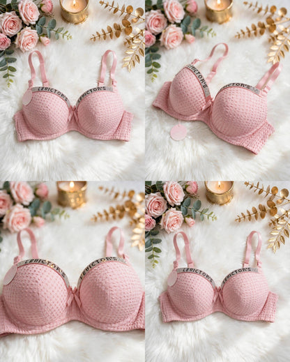 Victoria Push-Up Double Padded Bra – Premium Comfort