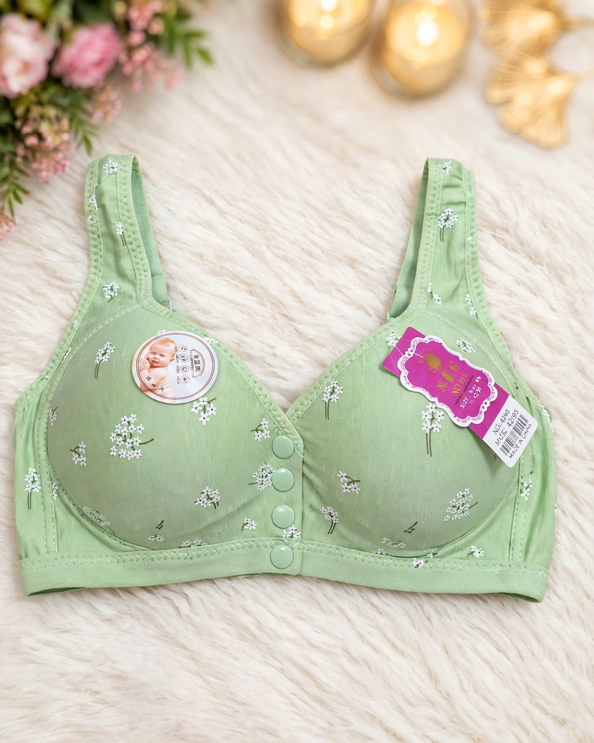 Front Open Nursing Bra – Cotton Comfort