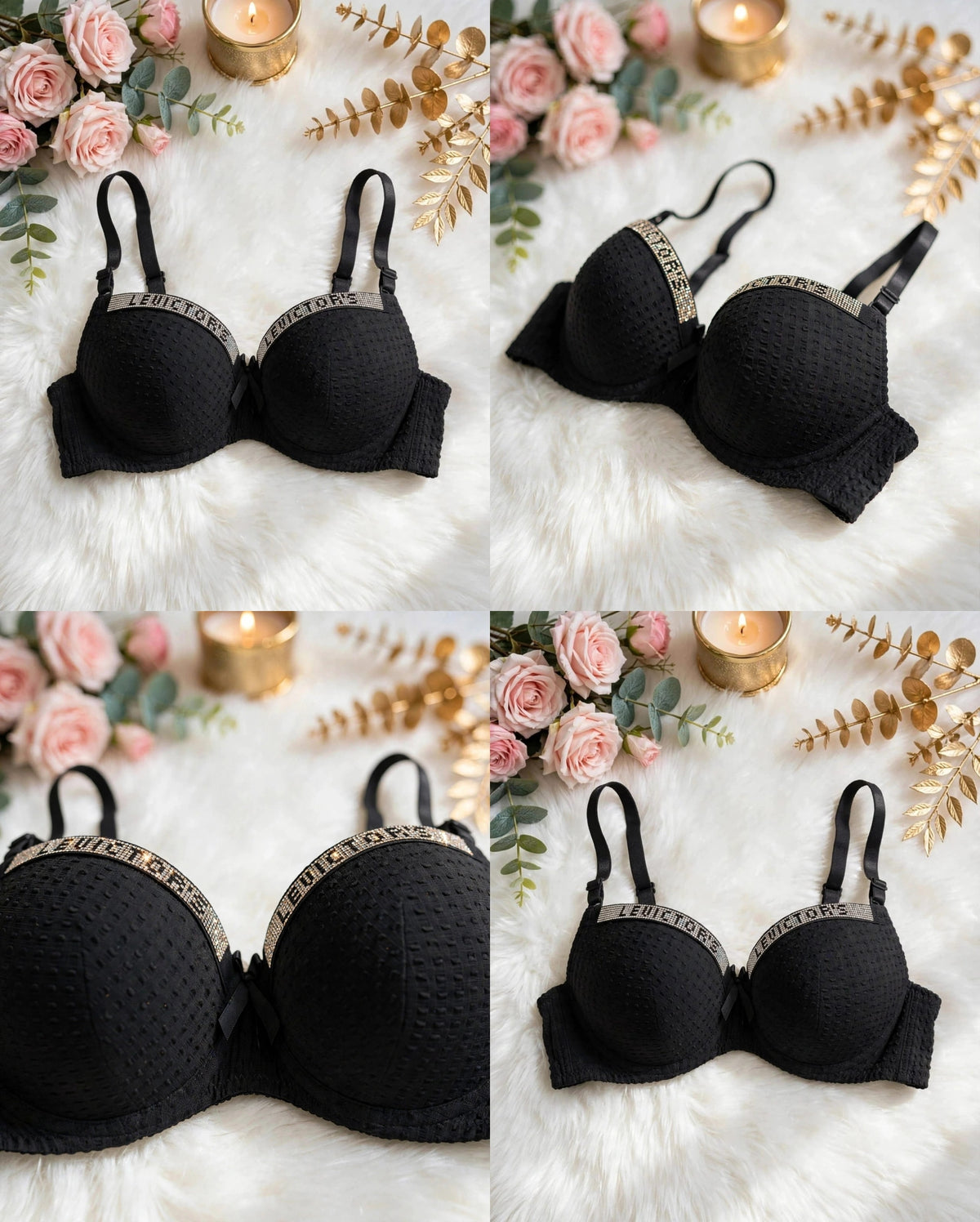 Victoria Push-Up Double Padded Bra – Premium Comfort
