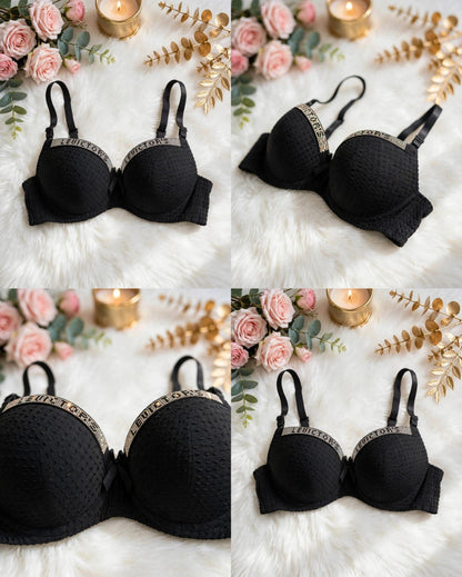 Victoria Push-Up Double Padded Bra – Premium Comfort