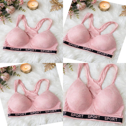 Floral Sport Bra – Comfort Every Day