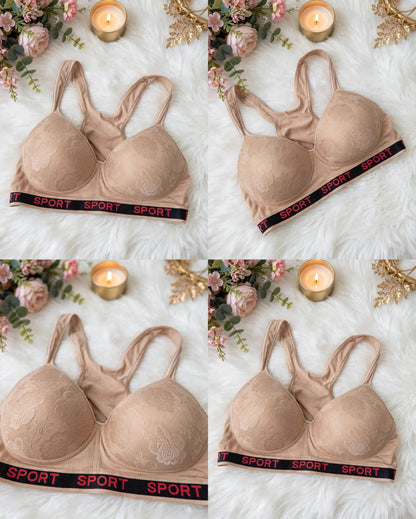 Floral Sport Bra – Comfort Every Day