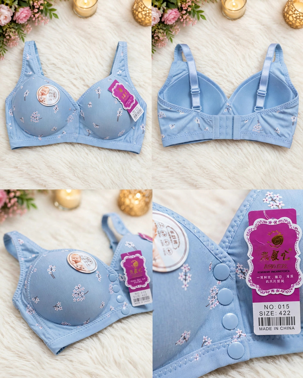 Front Open Nursing Bra – Cotton Comfort