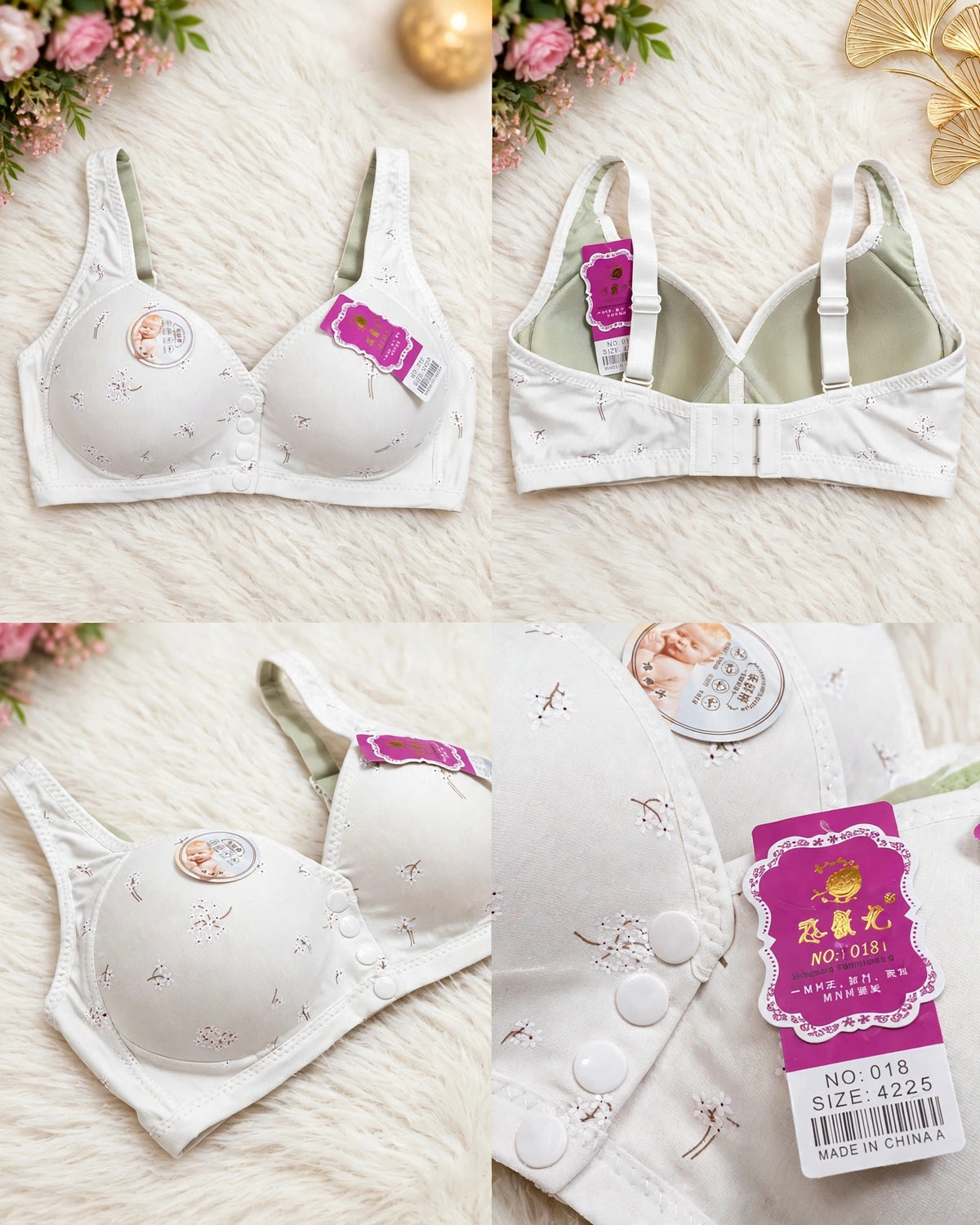 Front Open Nursing Bra – Cotton Comfort