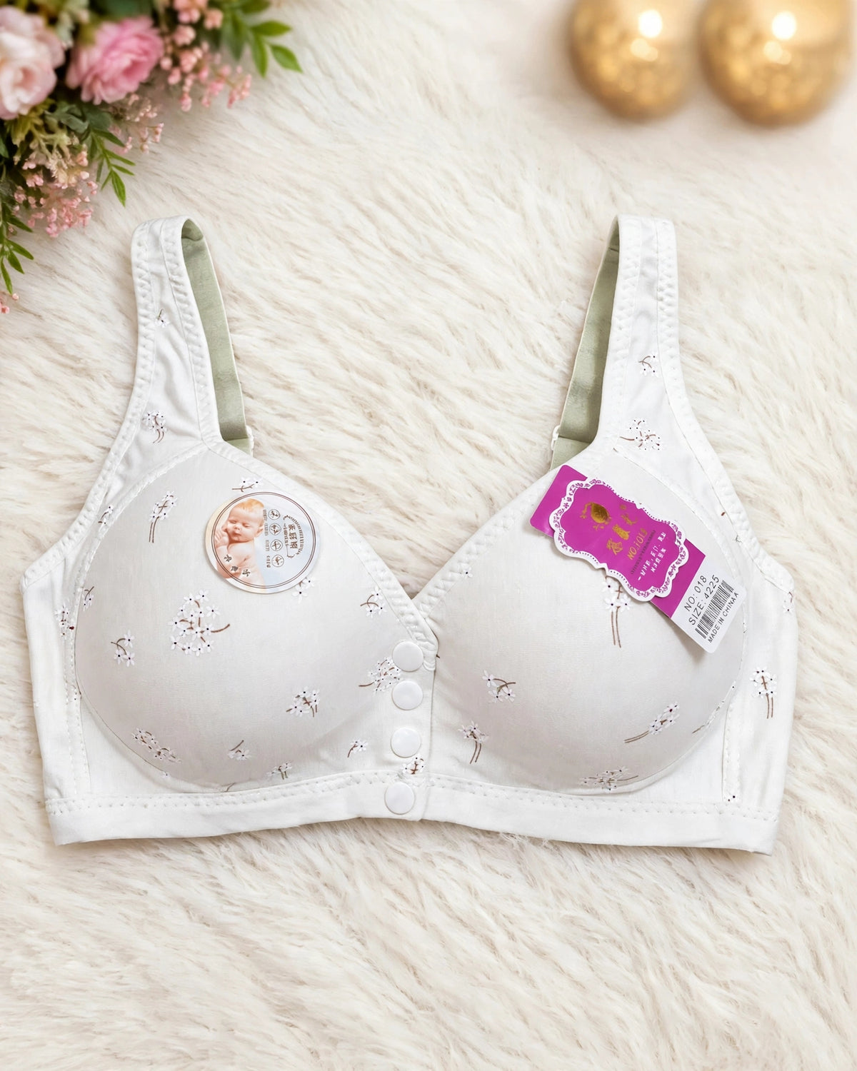 Front Open Nursing Bra – Cotton Comfort
