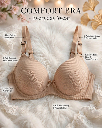 Comfort Double Padded Bra – Everyday Wear