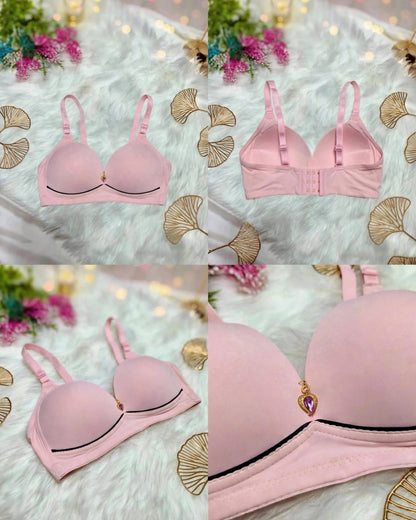 Charm Heart Single Padded Bra – Everyday Comfort