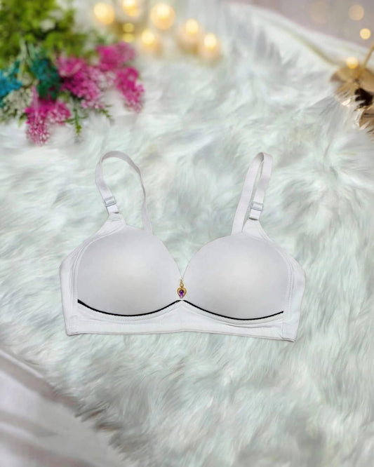 Charm Heart Single Padded Bra – Everyday Comfort