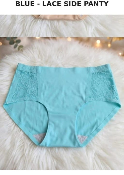 Premium Panty – Sky Blue  Lace Comfort