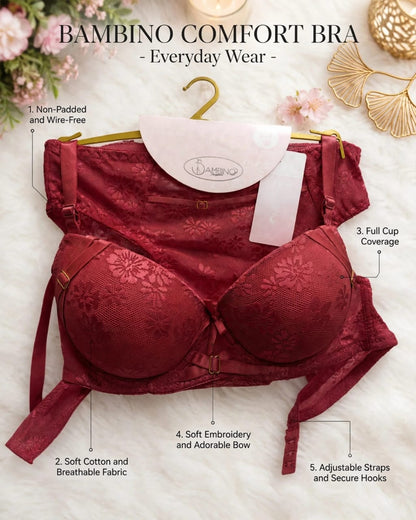 BAMBINO Lace Bra Set – Premium Comfort