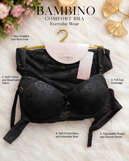 BAMBINO Lace Bra Set – Premium Comfort